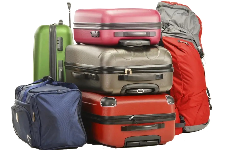 Transport bagages volumineux en taxi - véhicule équipé galerie de toit et remorque